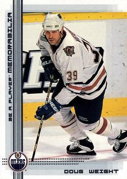 #73 Doug Weight - Edmonton Oilers - 2000-01 Be a Player Memorabilia Hockey