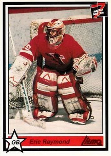 #73 Eric Raymond - Laval Titan - 1990-91 7th Inning Sketch QMJHL Hockey
