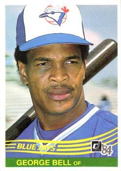 #73 George Bell - Toronto Blue Jays - 1984 Donruss Baseball