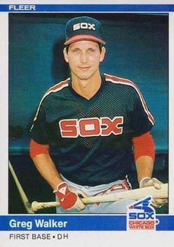 #73 Greg Walker - Chicago White Sox - 1984 Fleer Baseball