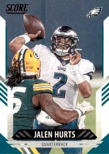 #73 Jalen Hurts - Philadelphia Eagles - 2021 Score Football