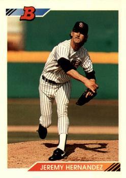 #73 Jeremy Hernandez - San Diego Padres - 1992 Bowman Baseball