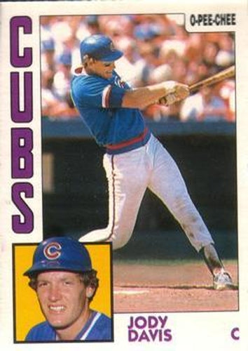 #73 Jody Davis - Chicago Cubs - 1984 O-Pee-Chee Baseball