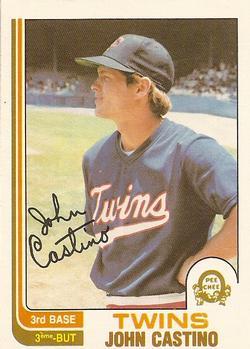 #73 John Castino - Minnesota Twins - 1982 O-Pee-Chee Baseball