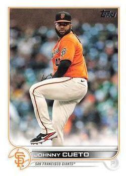 #73 Johnny Cueto - San Francisco Giants - 2022 Topps Baseball