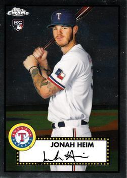#73 Jonah Heim - Texas Rangers - 2021 Topps Chrome Platinum Anniversary Baseball
