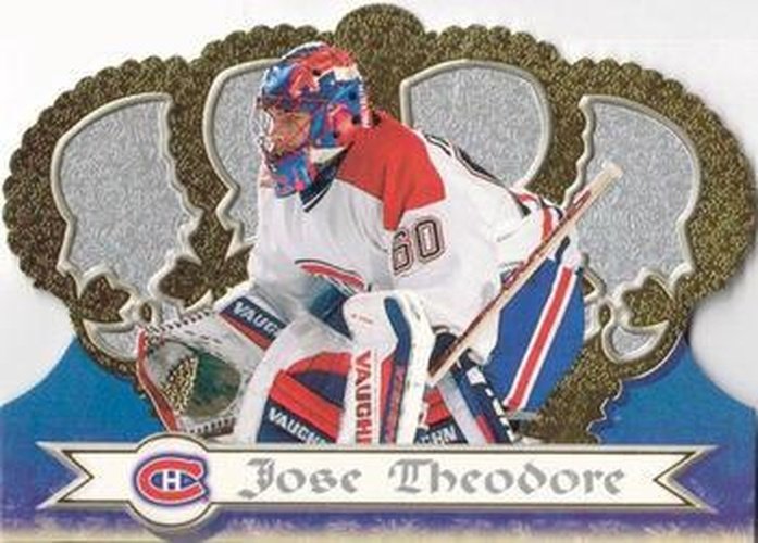 #73 Jose Theodore - Montreal Canadiens - 1999-00 Pacific Crown Royale Hockey