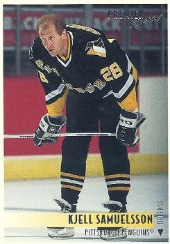 #73 Kjell Samuelsson - Pittsburgh Penguins - 1994-95 Topps Premier Hockey