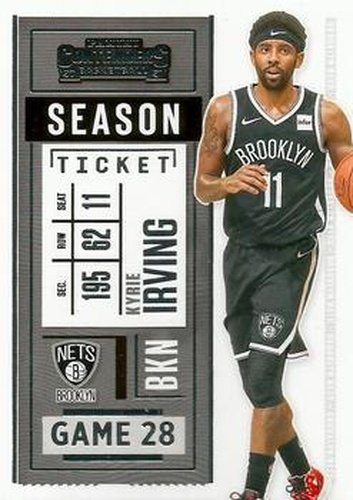 #73 Kyrie Irving - Brooklyn Nets - 2020-21 Panini Contenders Basketball