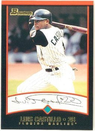 #73 Luis Castillo - Florida Marlins - 2001 Bowman Baseball