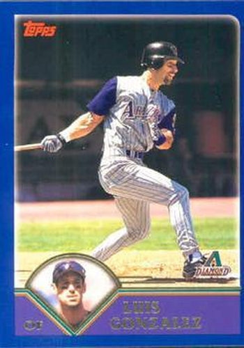 #73 Luis Gonzalez - Arizona Diamondbacks - 2003 Topps Baseball