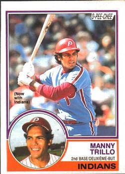 #73 Manny Trillo - Cleveland Indians - 1983 O-Pee-Chee Baseball