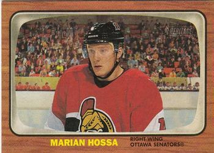 #73 Marian Hossa - Ottawa Senators - 2002-03 Topps Heritage Hockey