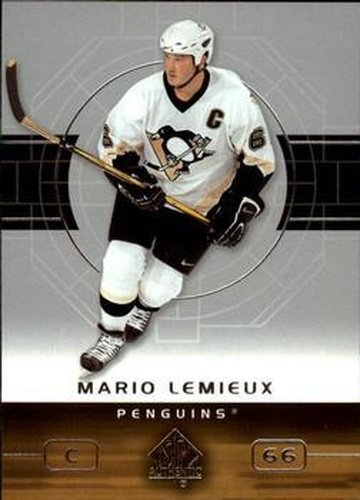 #73 Mario Lemieux - Pittsburgh Penguins - 2002-03 SP Authentic Hockey