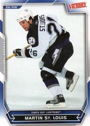 #73 Martin St. Louis - Tampa Bay Lightning - 2007-08 Upper Deck Victory Hockey