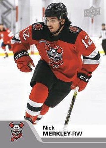 #73 Nick Merkley - Binghamton Devils - 2020-21 Upper Deck AHL Hockey