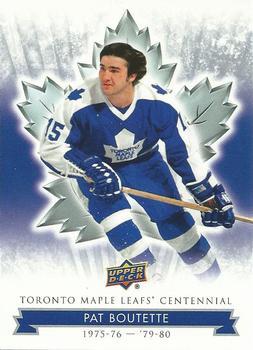 #73 Pat Boutette - Toronto Maple Leafs - 2017 Upper Deck Toronto Maple Leafs Centennial Hockey