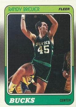 #73 Randy Breuer - Milwaukee Bucks - 1988-89 Fleer Basketball