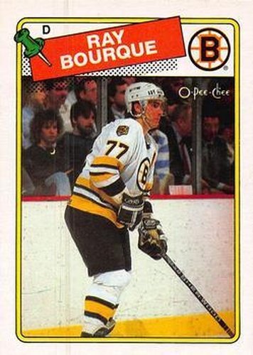 #73 Ray Bourque - Boston Bruins - 1988-89 O-Pee-Chee Hockey