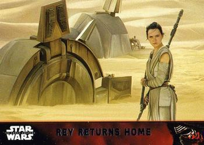 #73 Rey Returns Home - 2015 Topps Star Wars The Force Awakens