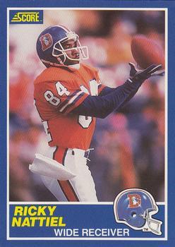 #73 Ricky Nattiel - Denver Broncos - 1989 Score Football