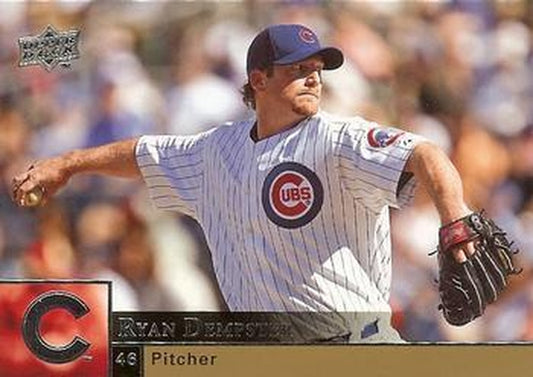 #73 Ryan Dempster - Chicago Cubs - 2009 Upper Deck Baseball