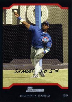 #73 Sammy Sosa - Chicago Cubs - 2004 Bowman Baseball