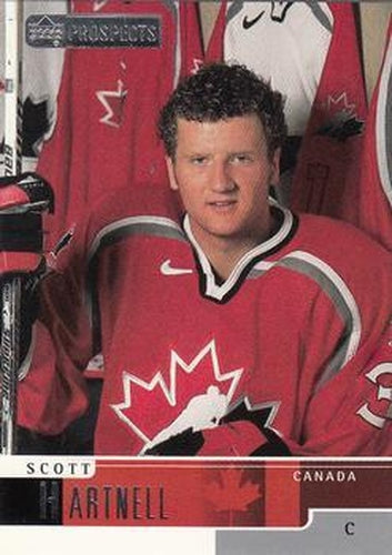 #73 Scott Hartnell - Canada - 1999-00 Upper Deck Prospects Hockey