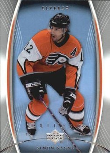#73 Simon Gagne - Philadelphia Flyers - 2007-08 Upper Deck Trilogy Hockey