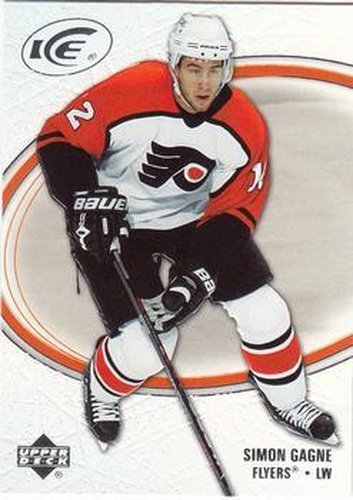 #73 Simon Gagne - Philadelphia Flyers - 2005-06 Upper Deck Ice Hockey