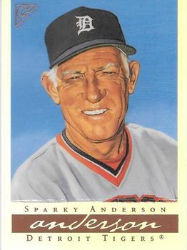 #73 Sparky Anderson - Detroit Tigers - 2003 Topps Gallery Hall of Fame - Artist's Proofs Baseball