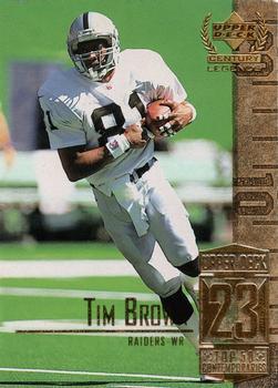 #73 Tim Brown - Oakland Raiders - 1999 Upper Deck Century Legends Football