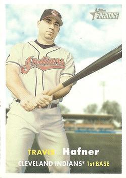 #73 Travis Hafner - Cleveland Indians - 2006 Topps Heritage Baseball