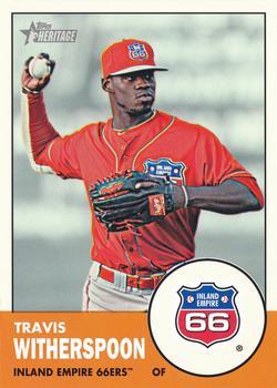 #73 Travis Witherspoon - Inland Empire 66ers - 2012 Topps Heritage Minor League Baseball