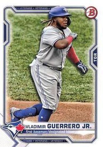 #73 Vladimir Guerrero Jr. - Toronto Blue Jays - 2021 Bowman Baseball