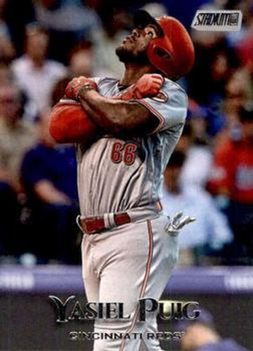 #73 Yasiel Puig - Cincinnati Reds - 2019 Stadium Club Baseball