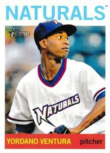 #73 Yordano Ventura - Northwest Arkansas Naturals - 2013 Topps Heritage Minor League Baseball