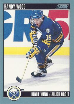 #73 Randy Wood - Buffalo Sabres - 1992-93 Score Canadian Hockey