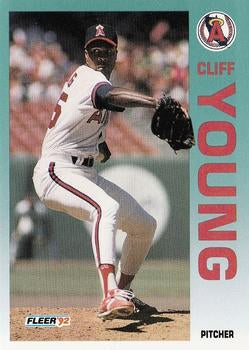 #73 Cliff Young - California Angels - 1992 Fleer Baseball