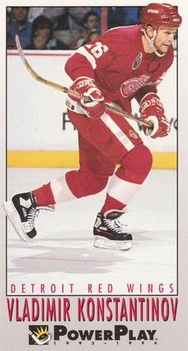 #73 Vladimir Konstantinov - Detroit Red Wings - 1993-94 Fleer PowerPlay Hockey