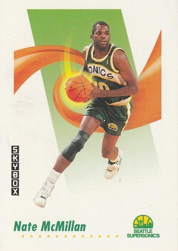 #273 Nate McMillan - Seattle SuperSonics - 1991-92 SkyBox Basketball