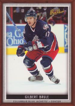 #73 Gilbert Brule - Columbus Blue Jackets - 2006-07 Upper Deck Beehive Hockey