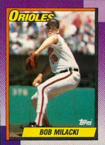 #73 Bob Milacki - Baltimore Orioles - 1990 Topps Baseball