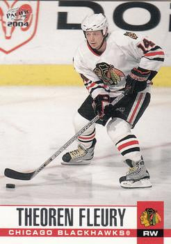 #73 Theoren Fleury - Chicago Blackhawks - 2003-04 Pacific Hockey