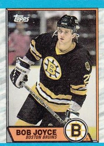 #73 Bob Joyce - Boston Bruins - 1989-90 Topps Hockey