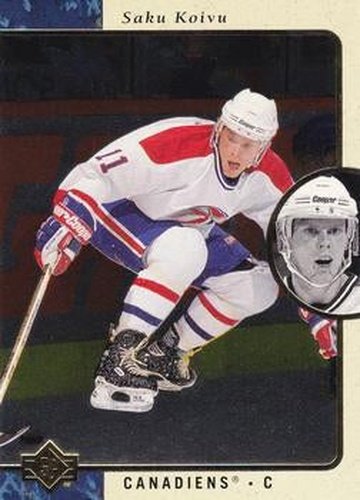 #73 Saku Koivu - Montreal Canadiens - 1995-96 SP Hockey