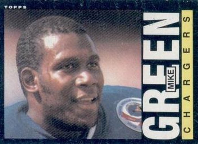 #373 Mike Green - San Diego Chargers - 1985 Topps Football