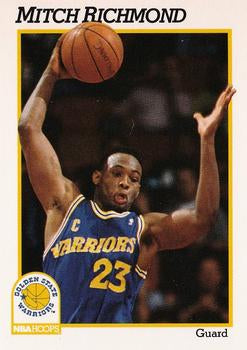 #73 Mitch Richmond - Golden State Warriors - 1991-92 Hoops Basketball