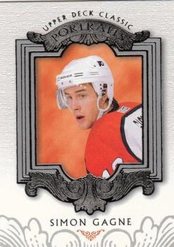 #73 Simon Gagne - Philadelphia Flyers - 2003-04 Upper Deck Classic Portraits Hockey