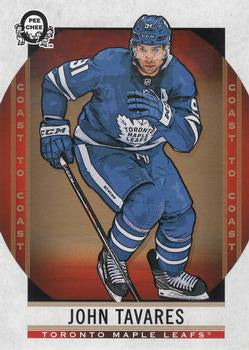 #73 John Tavares - Toronto Maple Leafs - 2018-19 O-Pee-Chee Coast to Coast Hockey